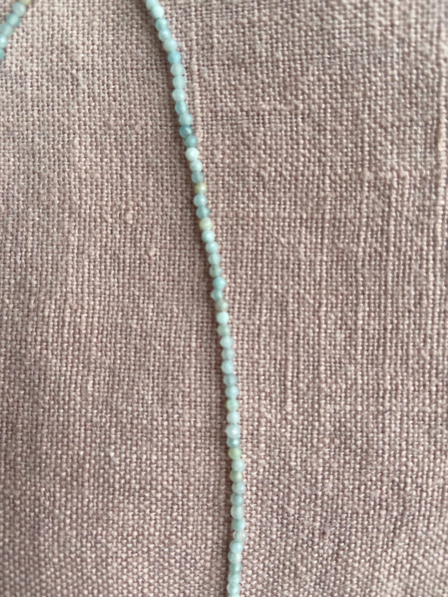 Tiny chalcedony necklace